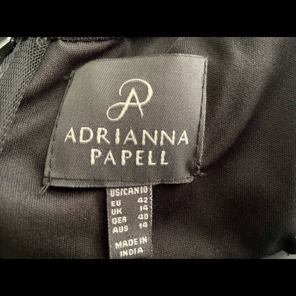 Black Adrianna Papell Dress